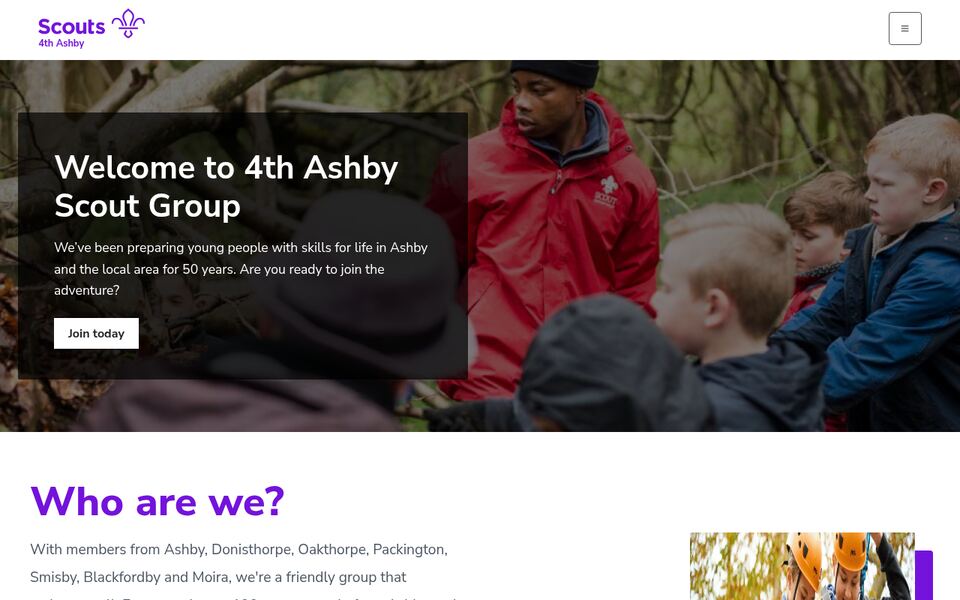 4th Ashby Scout Group homepage